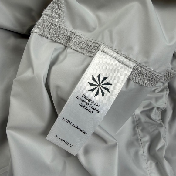 Athleta City Slicker Vest Womens L Grey Water Resistant UPF 50+ New NWT Utility - Picture 10 of 11